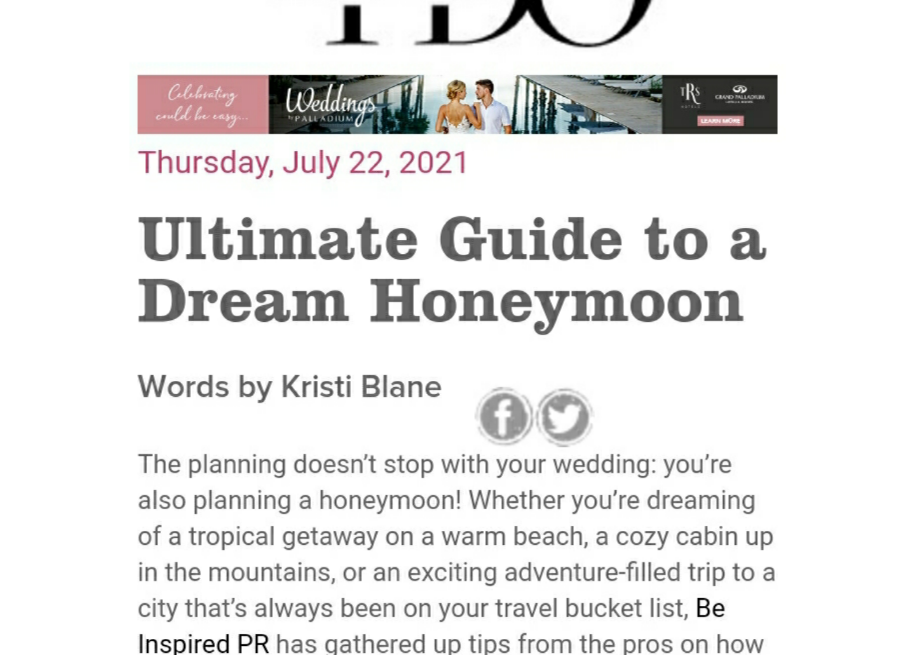 Feature Friday: We’re on Destination I Do! Planning the Ultimate Honeymoon